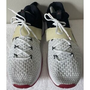Jordan Trainer 2 Flyknit Mens 10.5 White Black Red 921210-101 Training Shoes